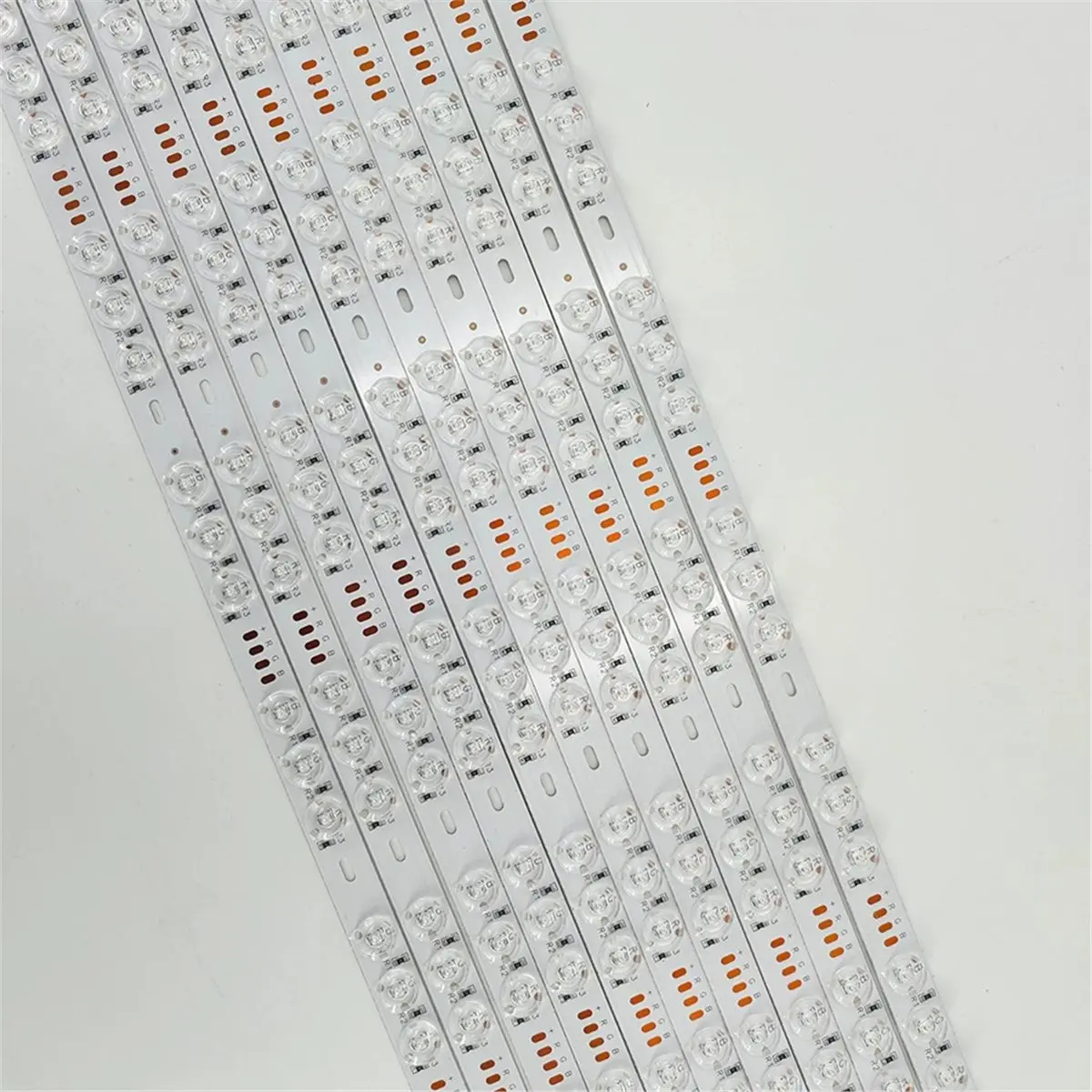 (A99Z] 10pcs 24V 16W LED Strip Light Tri-Color Diffuse Reflection Soft Film and Stone Background Supports Mi Home Voice