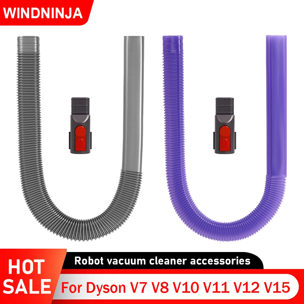 Accesorio de Manguera para Limpiar la Ventilación del Secador, para Aspiradoras Inalámbricas Dyson V7 V8 V10 V11 V12 V15, Removedor de Pelusas, Manguera Flexible para Grietas