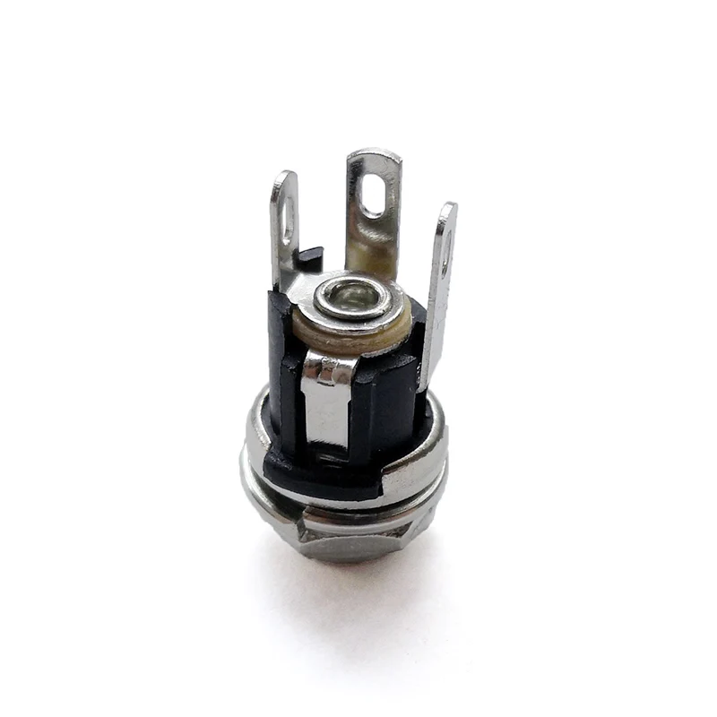 50/100pcs 5.5X2.1MM Metal Power Outlet Connectors DC Jack Socket Female Mount Plug Adapter DC Power Socket