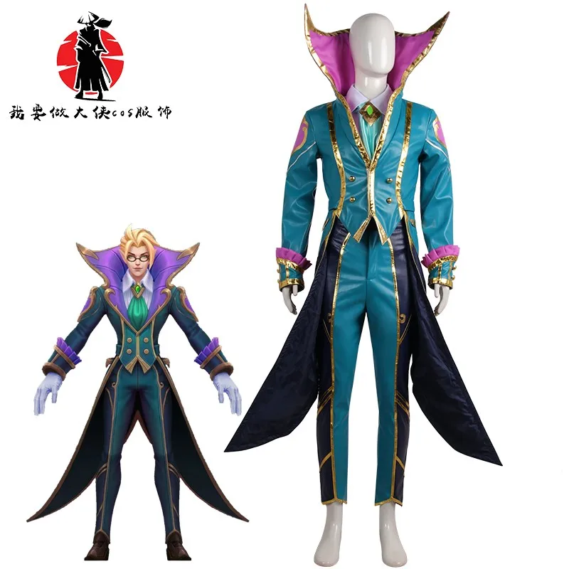 بدلة فلاديمير ذا كريمسون ريبر التنكرية للرجال، بدلة كاملة للبالغين، زي الهالوين، قميص سترة للحفلات التنكرية للمهرجانات الهزلية