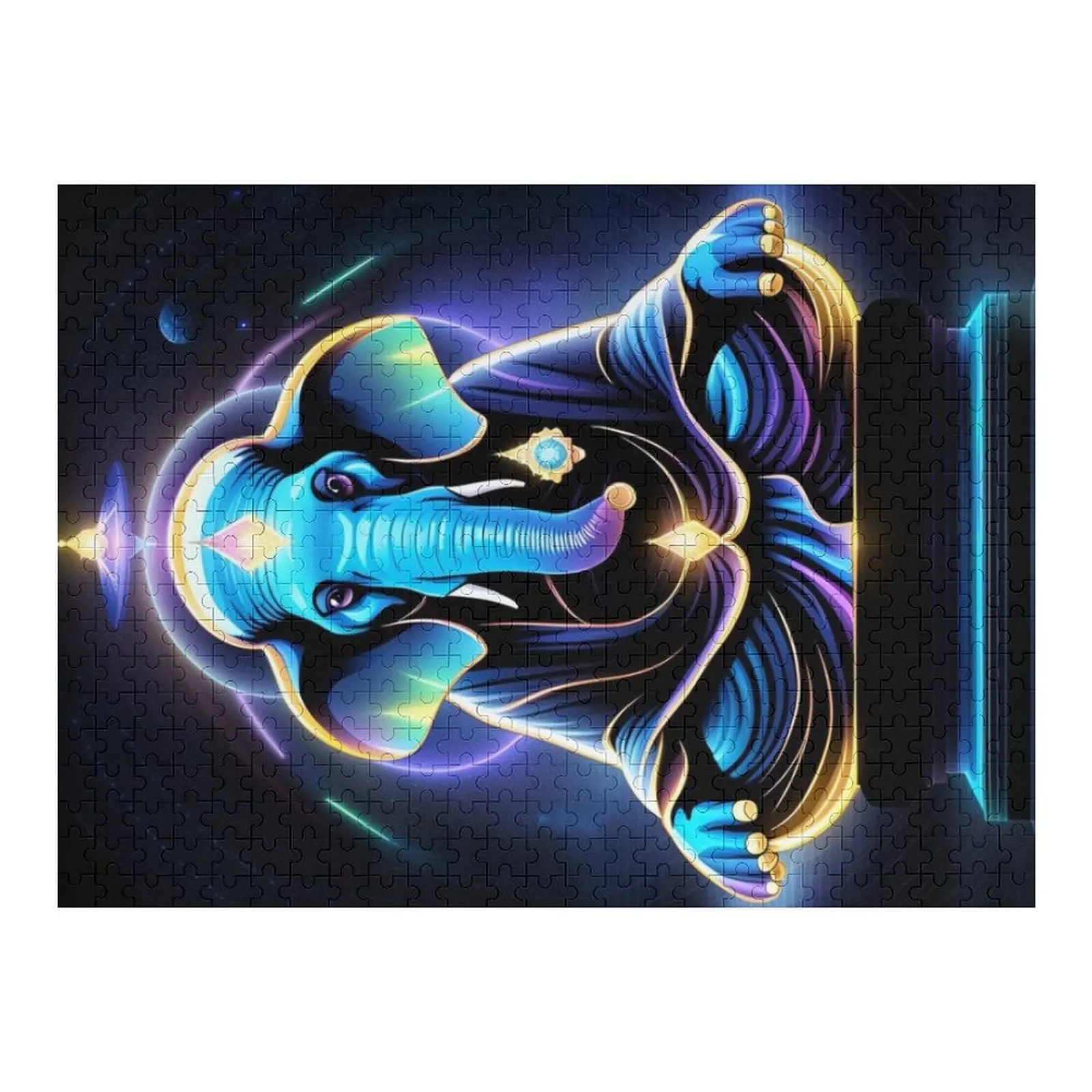 

Ganesha Hindu God of Prosperity Jigsaw Puzzle Customized Picture Personalised Puzzle