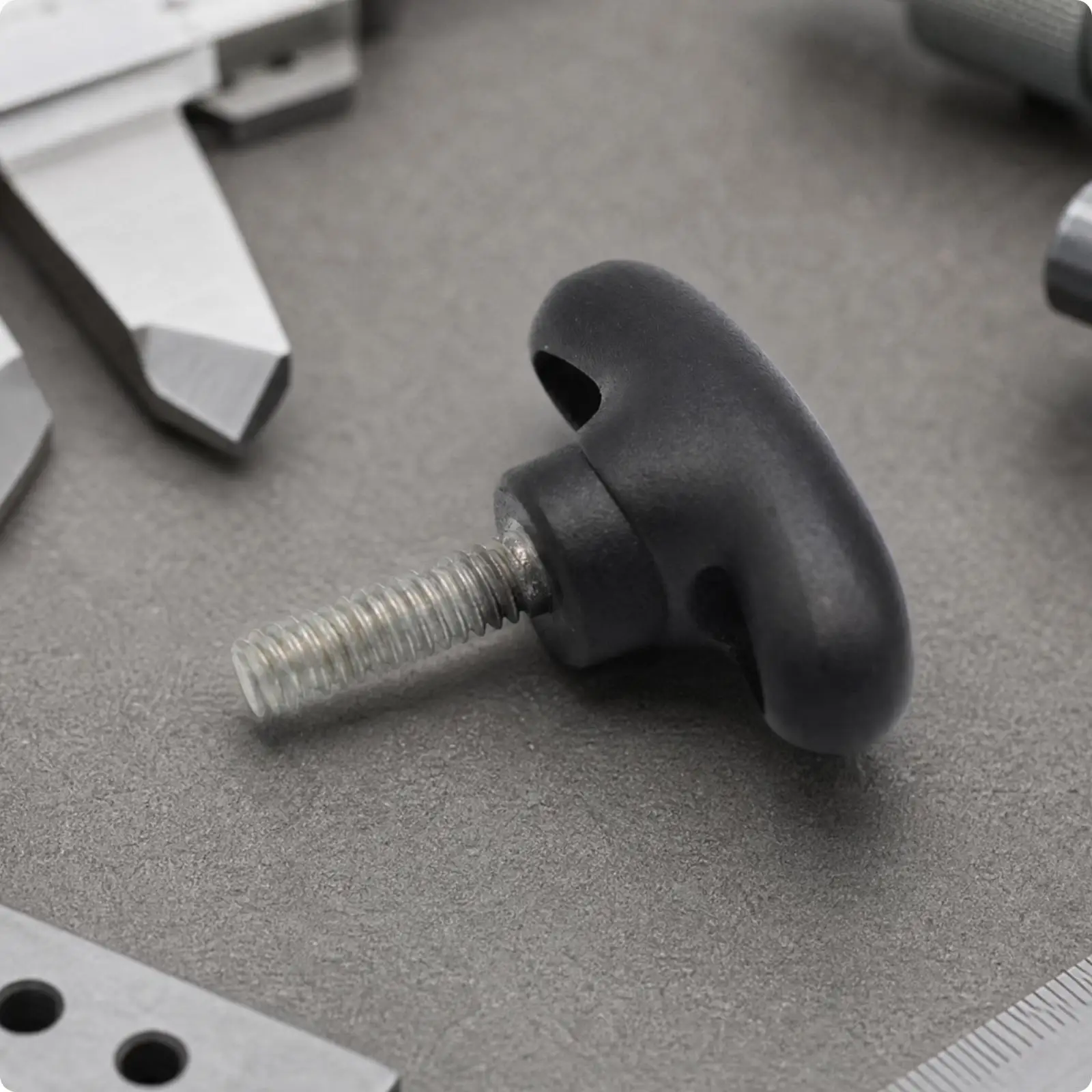 Black Aluminum Alloy Thumb Screw 23mm 1/4 20 for Photography Light Stand Replacement Hardware