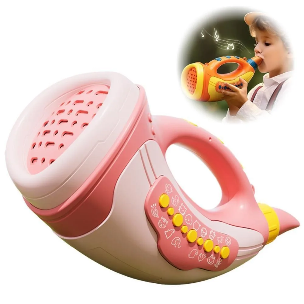 ABS Animal Caller Horn Outdoor 3-speed Light Dispaly Discovery Play Hunting Toy Early Learning Fun Toys Speaker