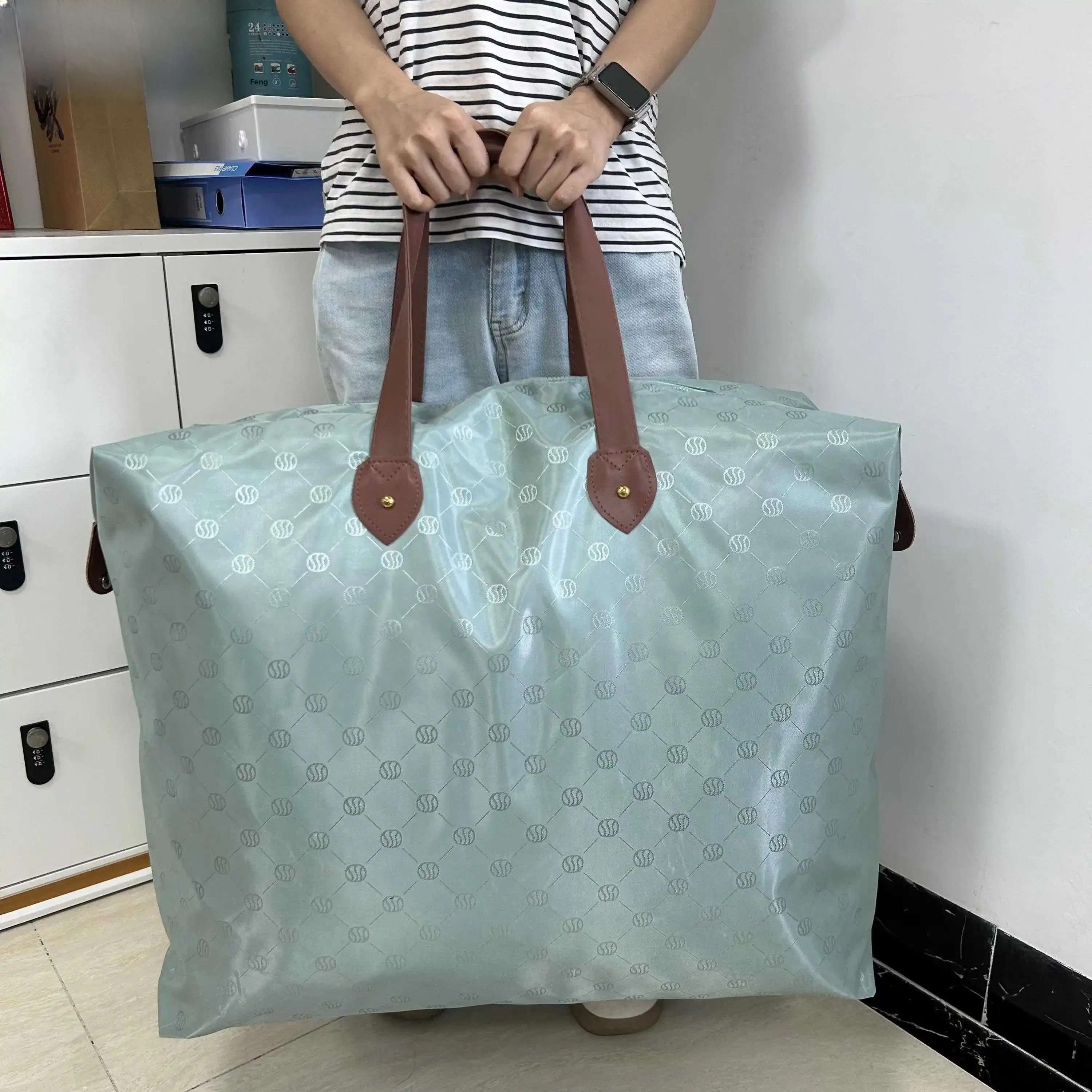

Large Capacity Quilt Storage Luggage Bag Waterproof Moisture Proof Moving Storage Bag Wear Resistant Oxford Cloth Packing Bag