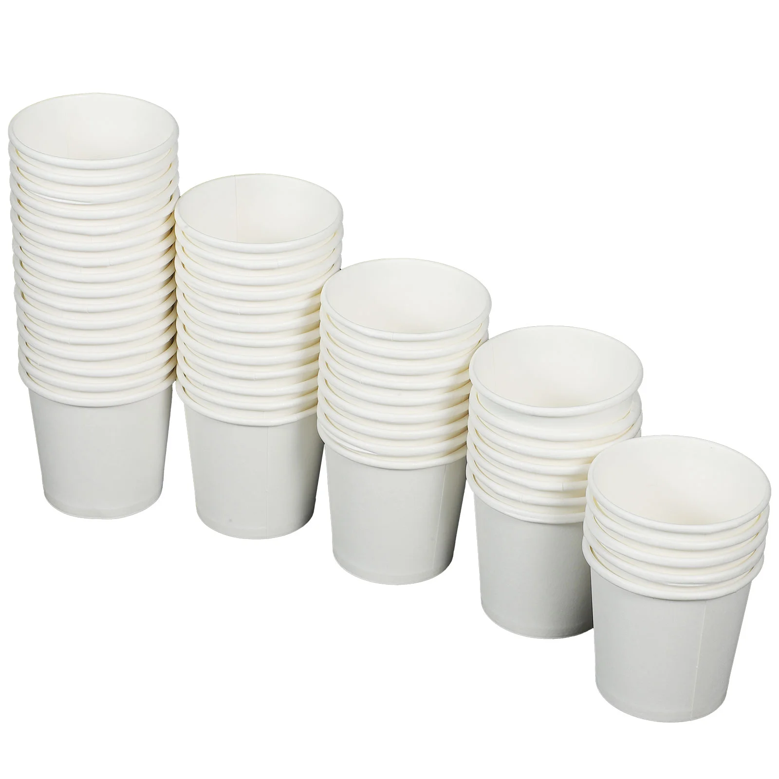 

100 Pcs Travel Coffee Mug Washing Cup Juice Cups Mouthwash Mugs Paper Cover Bathroom Bulk Office