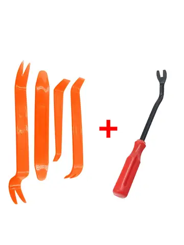 4pcs/Set Portable Car Panel Removal Tool Kit Nail Puller Radio Audio Door Pry Repair Clip Trim Dash Removal Installer Hand Tool
