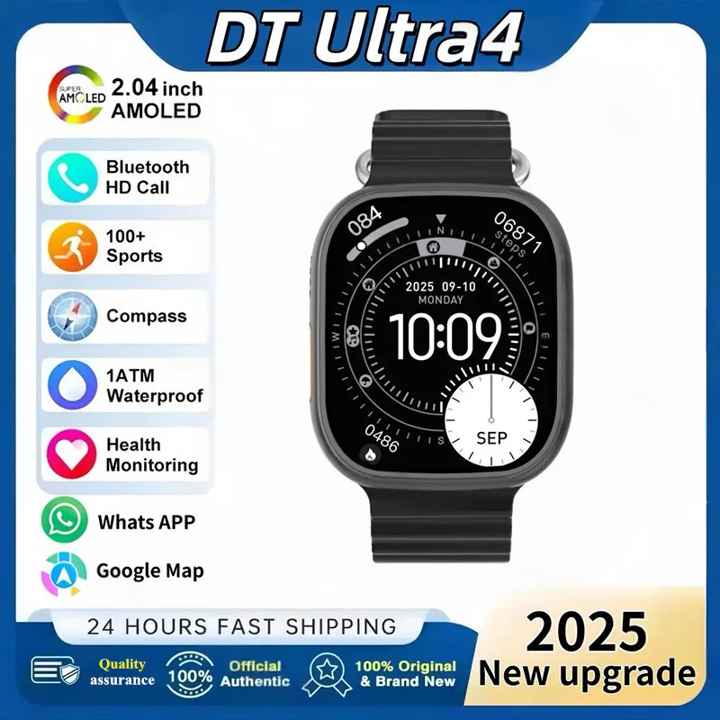 �y�Z�[�����z2025�N�V�^�I���W�i���r���vDT Ultra 4�X�}�[�g�E�H�b�`�����YGoogle�}�b�vNFC GPS�g���b�J�[HD BT�ʘbIP68�h���X�}�[�g�E�H�b�`���f�B�[�X