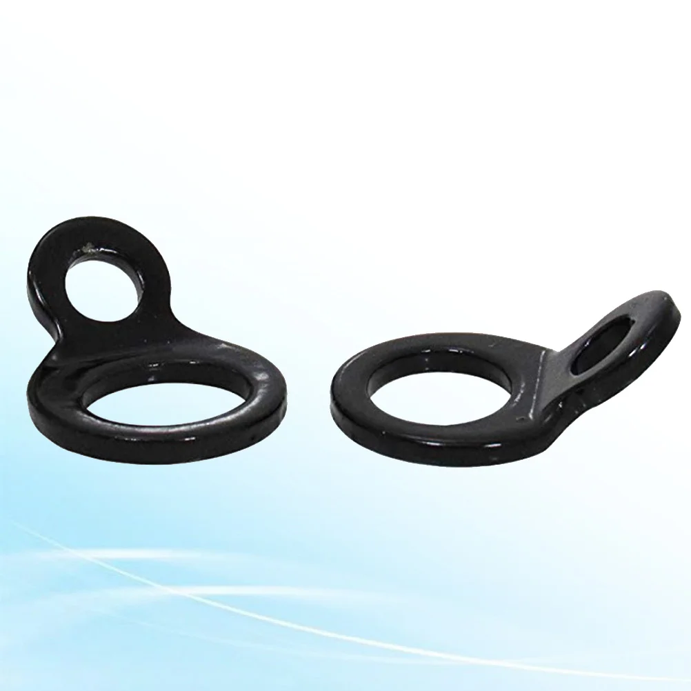 

2pcs Motorcycle Trailer Tow Hook Aluminum Alloy D-Shape Towing Ring For Car Truck Recovery Front Universal Tow Bar Hook