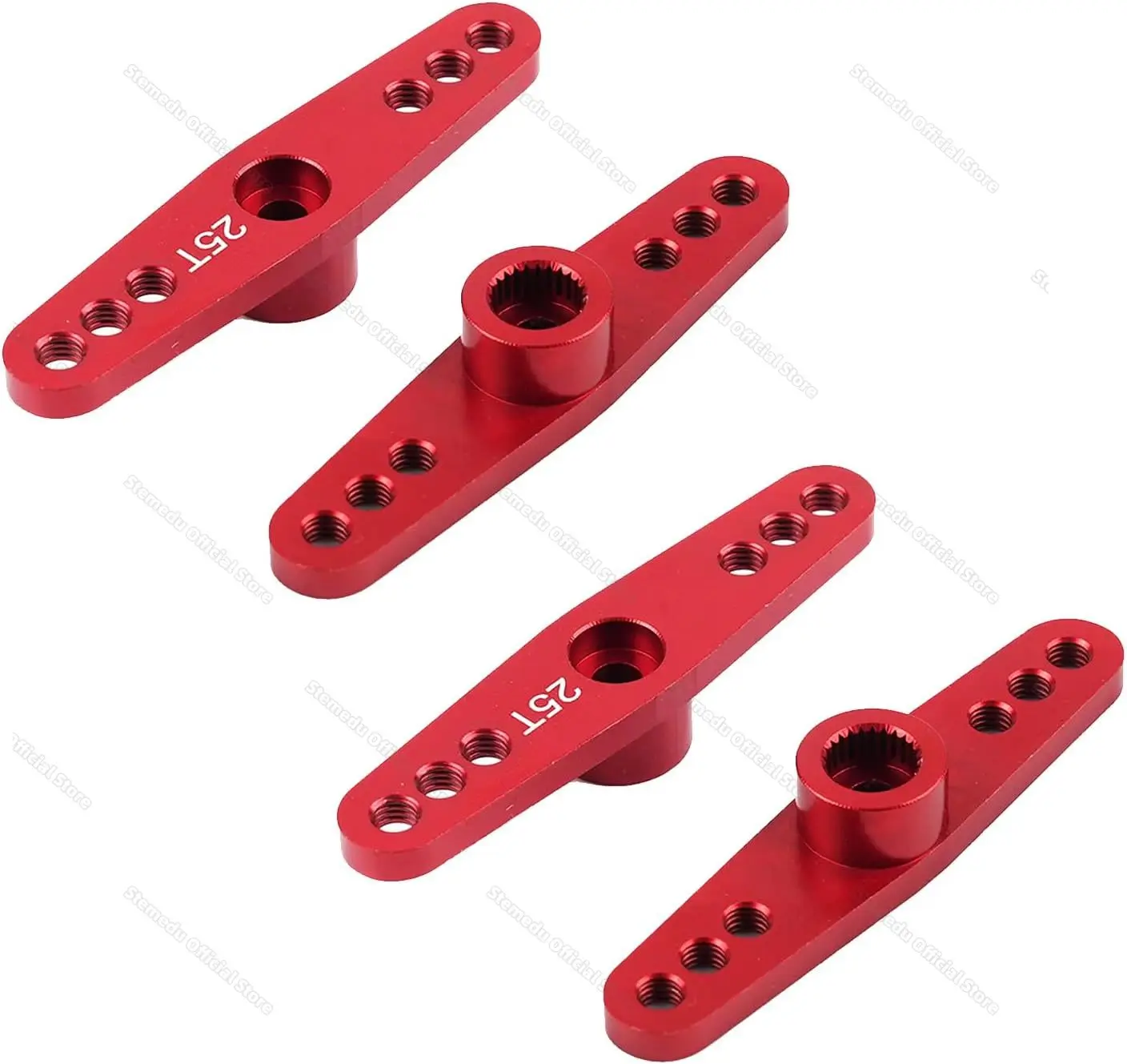 25T CNC Aluminum Double-Hole Servo Horn 47mm Arm 3 Hole Spacings For Traxxas Axial Tamiya HPI 1/8 1/10 RC Car Truck Crawler
