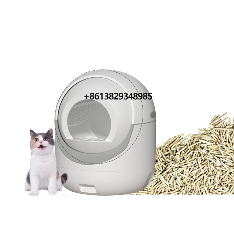 2023 Hot Pets cleaning prudocts Self Cleaning No Scooping automatic Cat Box with Ionic Deodorizer and APP wifi