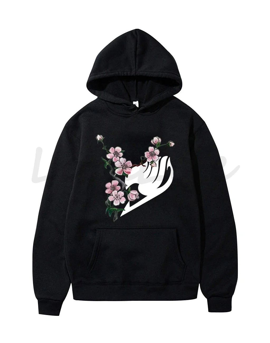 Sudadera con capucha de Anime japonés Fairy Tail para hombre y mujer, ropa de otoño, jersey de manga larga con Logo de Natsu Dragneel, ropa de calle, sudadera de moda