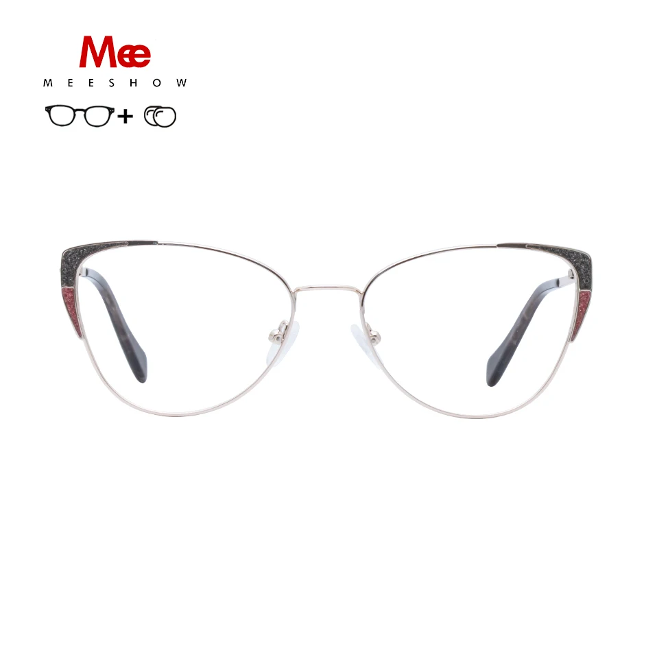 MEESHOW Girls women Glasses Fashion cat eyeglasses Designe Studient Myopia Optical Frames Clear Spectacles computer Eyewear 6934