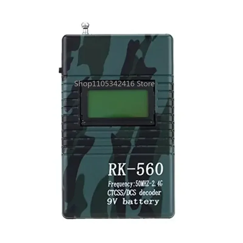 RK560 Portable Handheld Frequency Counter, DCS/CTCSS Decoder, Radio Frequency Tester & Monitor for 2-Way Radios/Walkie Talkies