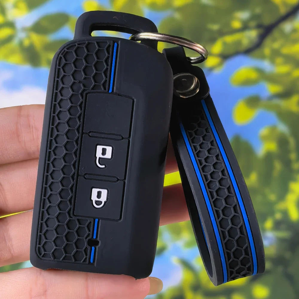 Vehicle Fob Shell With Keychain for Mitsubishi Outlander Xpander Triton ASX LANCER Pajero Sport3 Eclipse Cross L200 Key Case