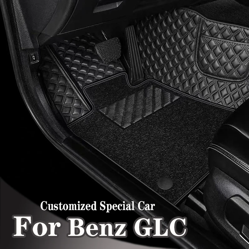 Car floor mats for BENZ GLC COUPE SUV X253 C253 2017 2018 2019 2020Custom foot Pads automobile carpet cover interior accessories