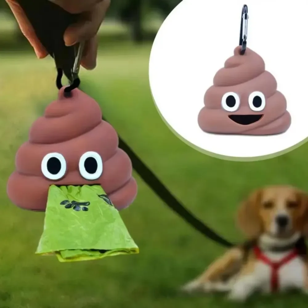 1 قطعة كيس أنبوب الحيوانات الأليفة في الهواء الطلق المحمولة تنظيف كلب كيس النفايات موزع أنبوب حقيبة محمل تنظيف أداة منتجات الحيوانات الأليفة شكل Fecal