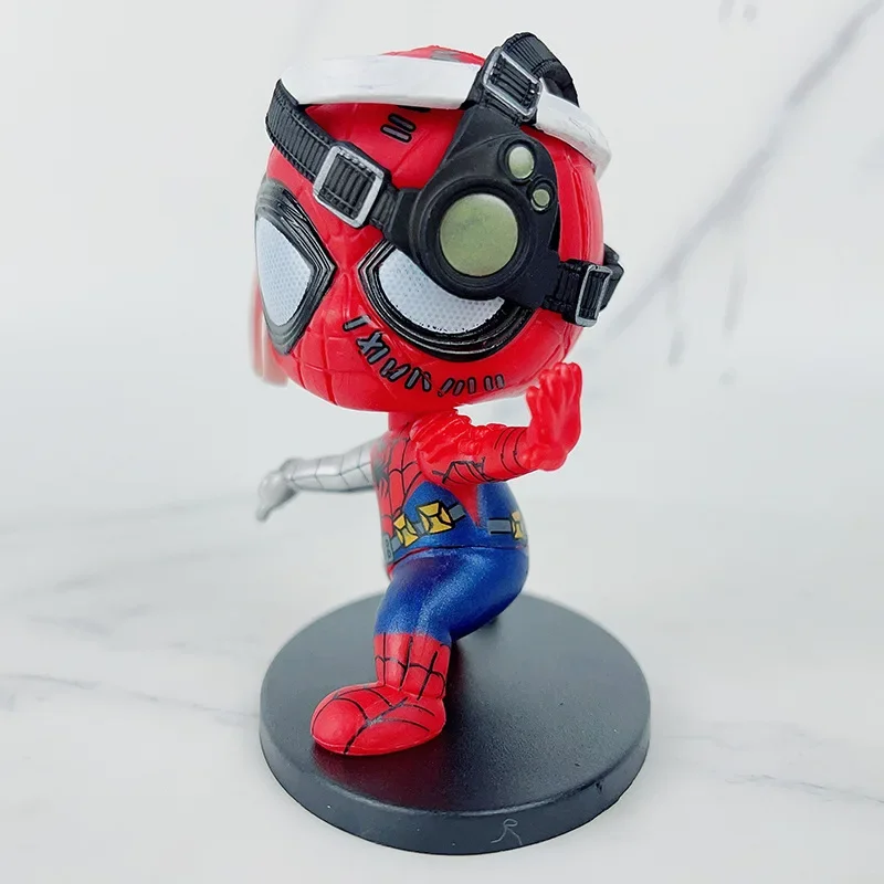 10 Cm Spider-Man Auto Model Decoratie Hand Schattige Pop Decoratie Speelgoed