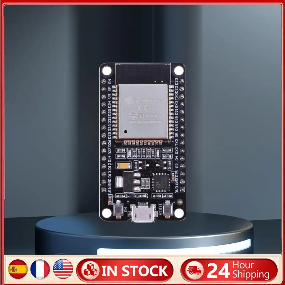 

1-5 шт. макетная плата ESP32 с низким энергопотреблением, двухъядерная макетная плата процессора, поддержка режима STA/AP/STA+AP