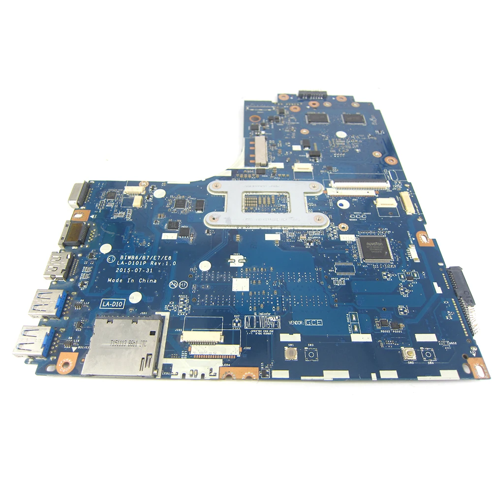 For Lenovo Ideapad  B51-80 E51-80 Laptop Motherboard  with i5-6200u CPU  LA-D101P  100% Test ok