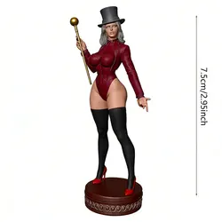 Figura decorativa en resina 1:24 Sexy Magician - kit pintable para gato