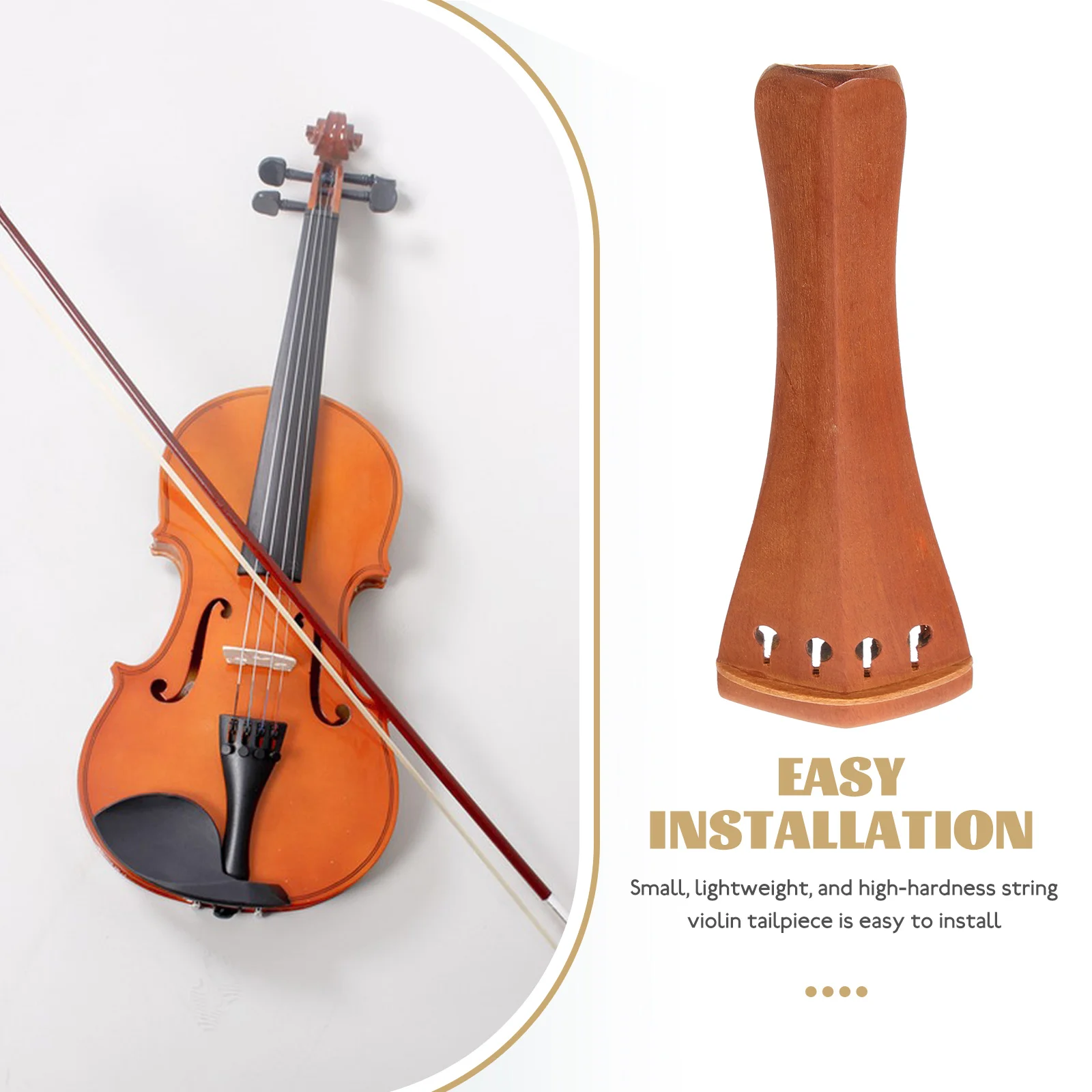 

Jujube Wood String Plate Rosewood Violin Part Accessories Replacement Parts Wooden Professional Accessory Tailpiece