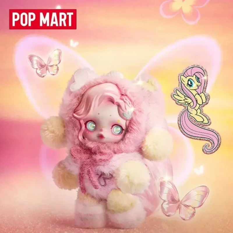 

POP MART SKULLPANDA x My Little Pony Series Collectible Plush Pendant Blind Box Anime Figure Gift Toys