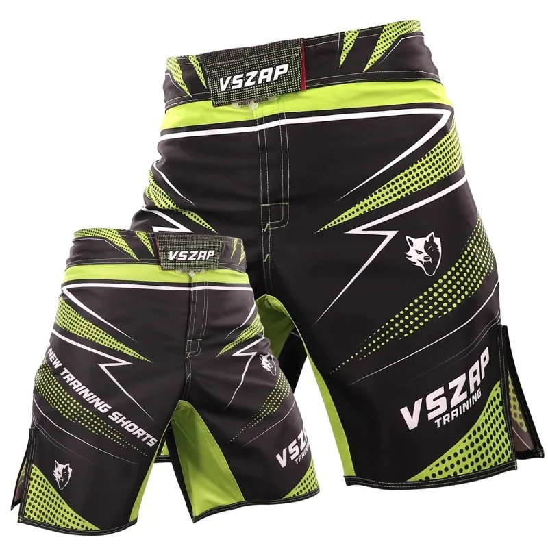 VSZAP Sports Breathable Boxing Training Mma Short Kickboxing Bixong Shorts Short Muay Thai Boxeo MMA Trunks