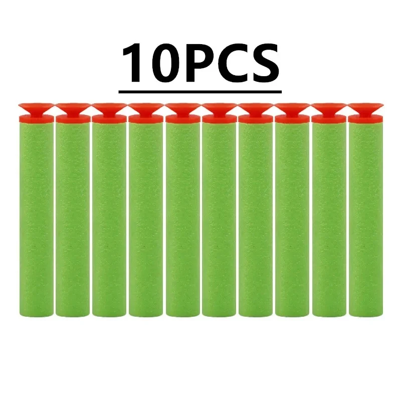 Balles En Mousse Pour Pistolet Nerf - Recharge De 100 Fléchettes Douces, Munitions Réutilisables Pour Jeux Extérieurs Enfants - Bleu