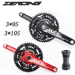 SLX Crankset 3*9S 3*10S MTB Crankset Aluminum Alloy Integrated Crank 104/64BCD Bicycle Chainring 22/24/32/42/44T Bike Part