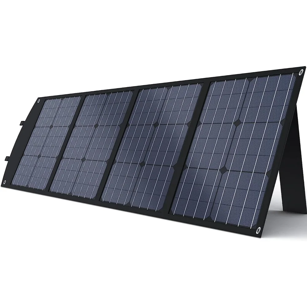 

120W Portable Solar Panel for Jackery, ECOFLOW, Flashfish, and ROCKPALS Power Stations - Foldable Solar Charger