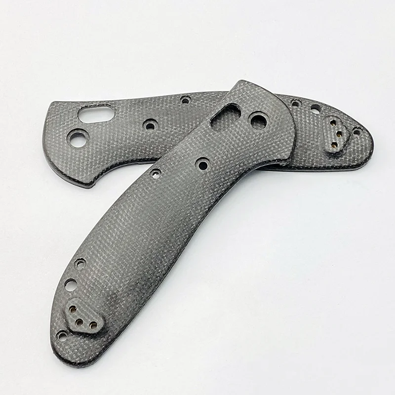 3 Colors Knife Handle Micarta Scales for Benchmade Griptilian 551 Grip With Screws