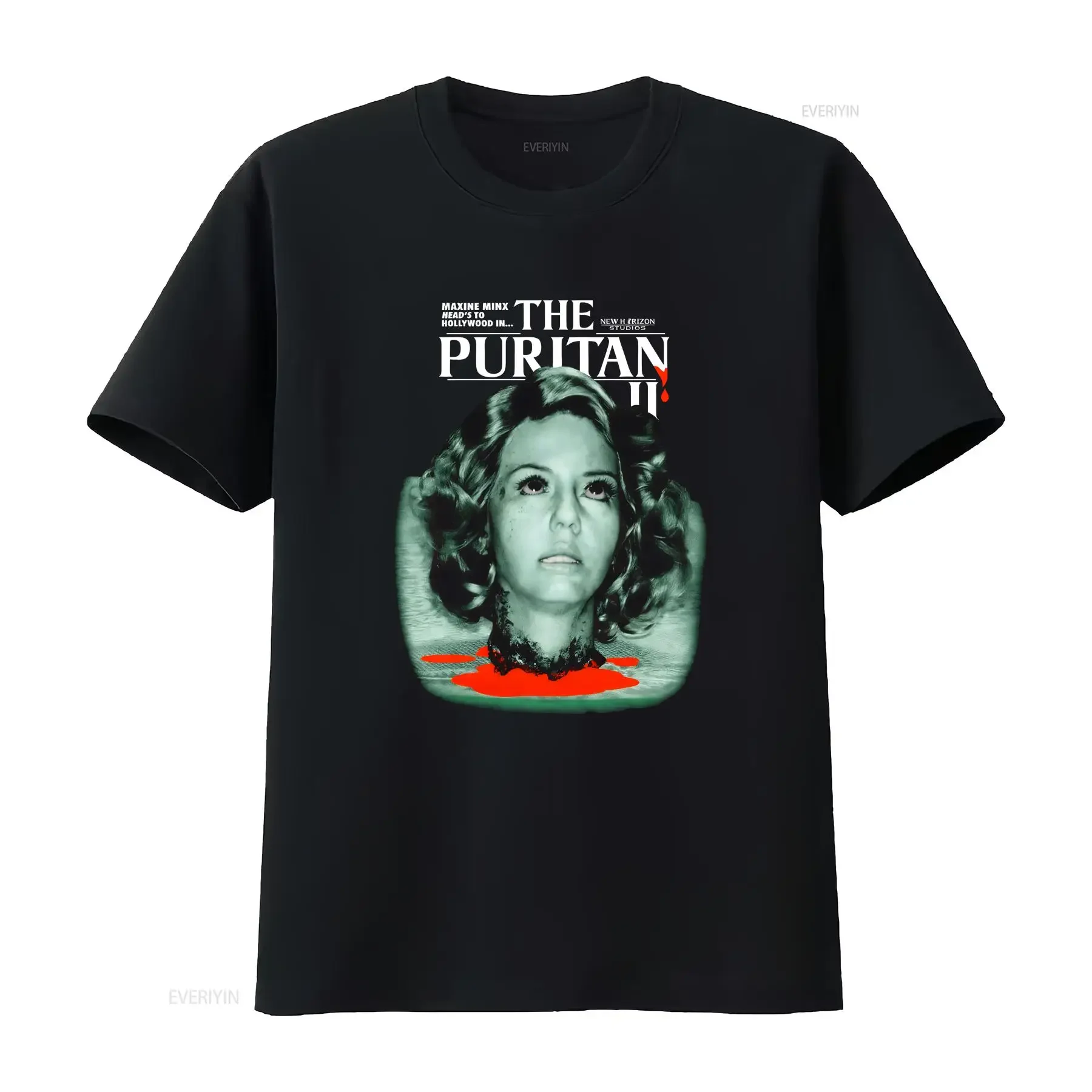 MaXXXine The Puritan x Online Ceramics A24 T Shirt Size M Mia Goth Pearl vintage Washed Comfortable Soft Unisex Stylish