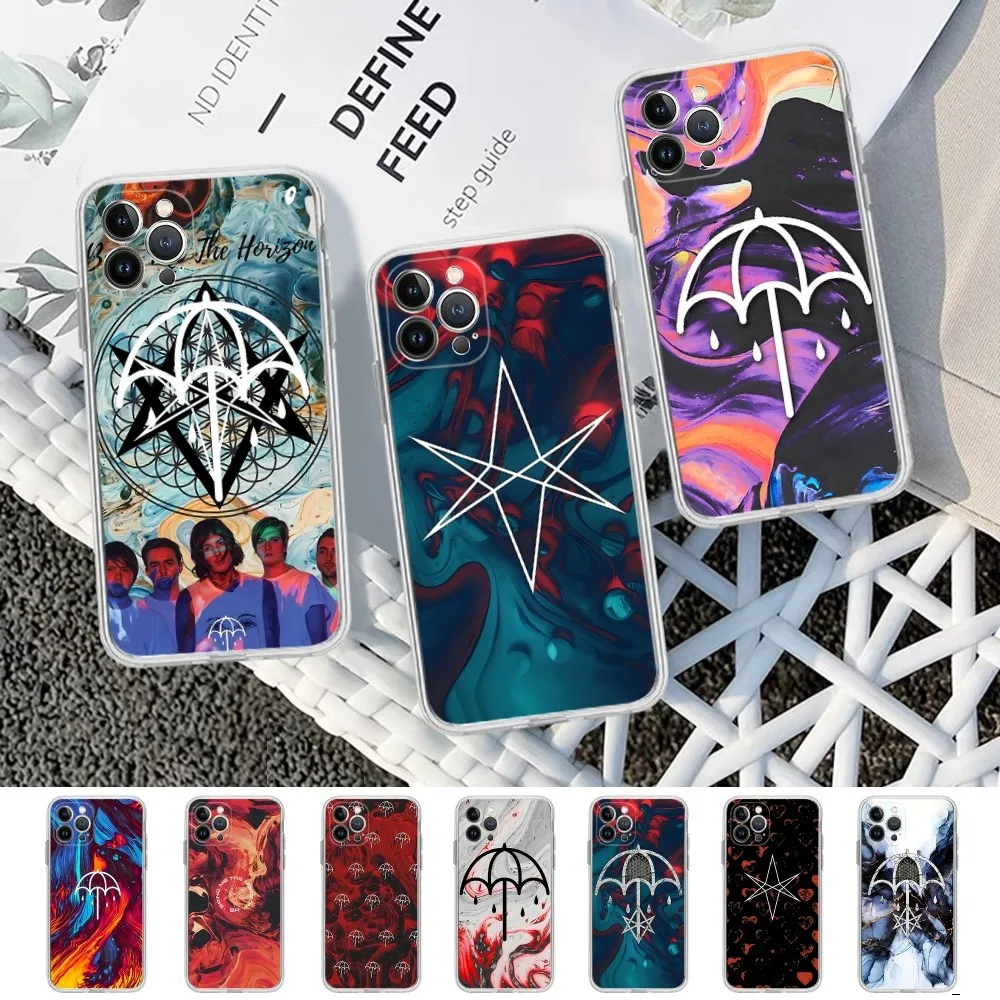 Bring Me The H-Horizons BMTH Phone Case For iPhone 15 14 11 12 13 Mini Pro XS Max Cover 6 7 8 Plus X XR SE 2020 Funda Shell