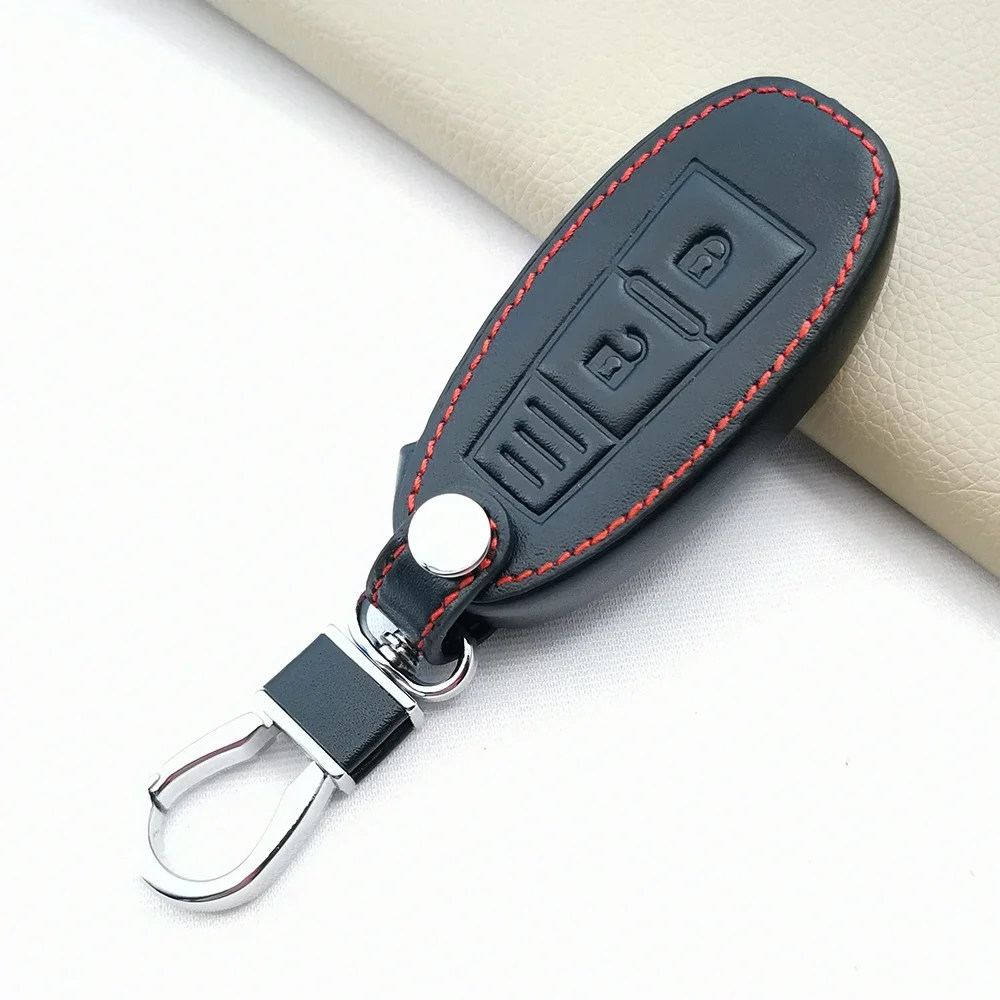 

For Suzuki Sport SX4 Scorss Swift Vitara Amagatarai Window Grand Liana Carrying Leather Key Fob Cover Hood Skin Protect Case