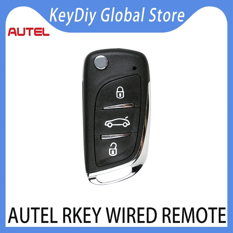 Autel Ordinary Remotes RKEYDS3T Universal Wired Remote Key RKEYDS003AL Program With XP400 Series XP200 KM100