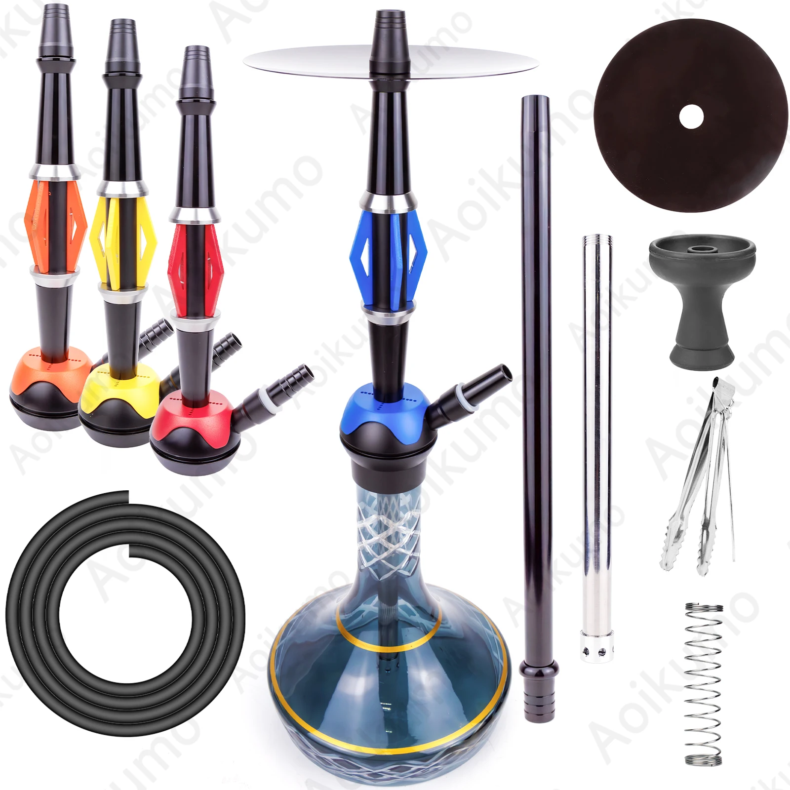 MATRIX RUSSIAN HOOKAH MODEL Hookah Kit with Silicone Hose Mouthpiece Flask Shisha Narguile Chicha Cachimbas Hubbly Bubbly Set