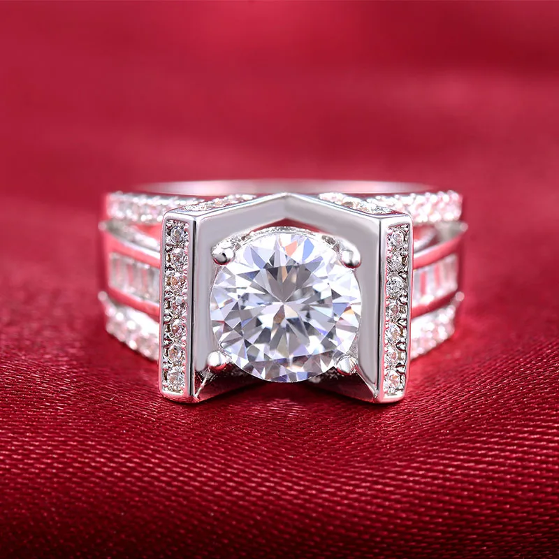DODO Wedding Engagement Rings For Women Silver Color Individuality Punk Finger Bague Vintage Jewelry Party  Accessories DD145