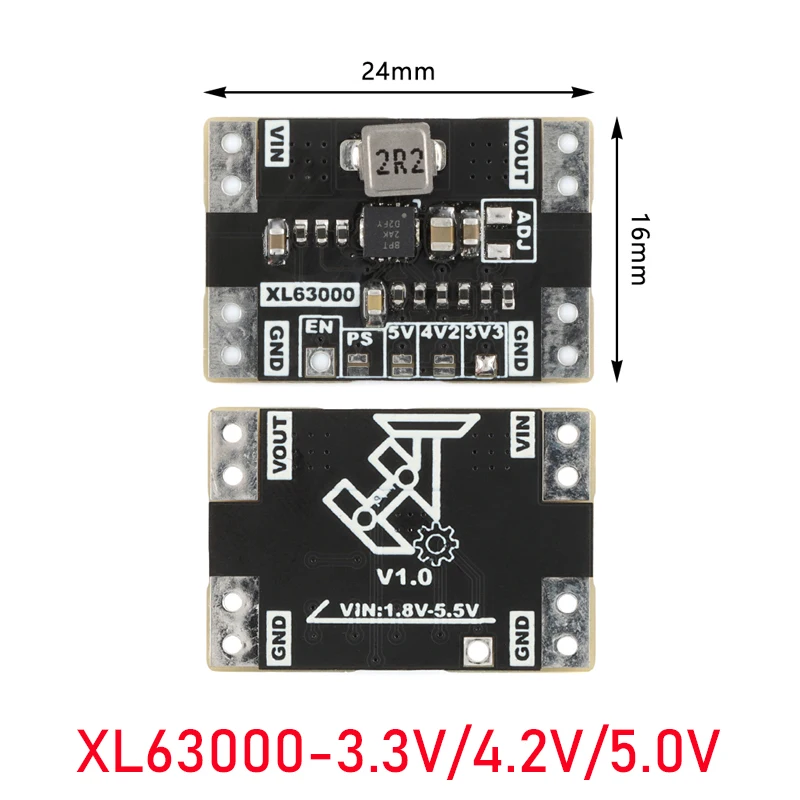 XL63000-3.3/4.2/5.0V low ripple automatic buck-boost power module lithium battery-single-chip stable