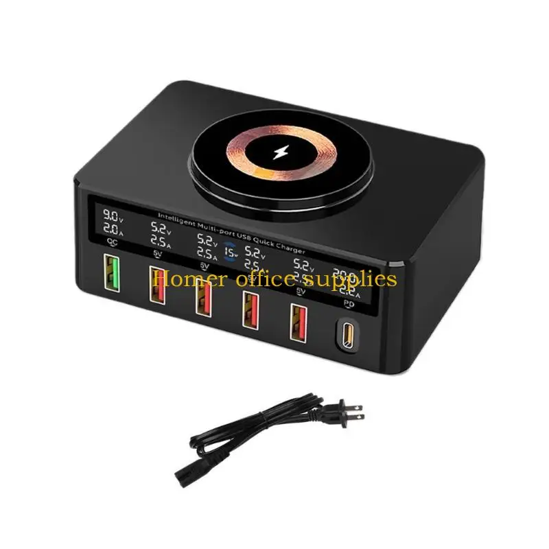 

K43B Intelligent Multiport USB Quick Support 15 Вт решения беспроводной зарядки