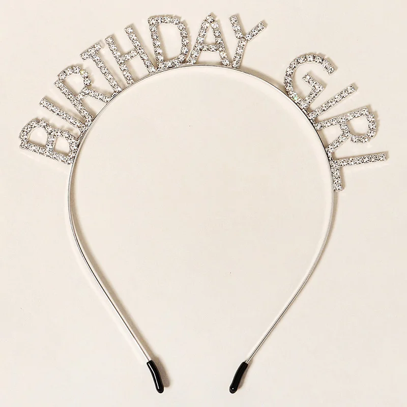 Braut Strass Alphabet Haar Hochzeit Fiesta Kopfschmuck für Frauen niedlichen Kinder Haarschmuck Haarschmuck Geburtstags geschenk – Detail 3