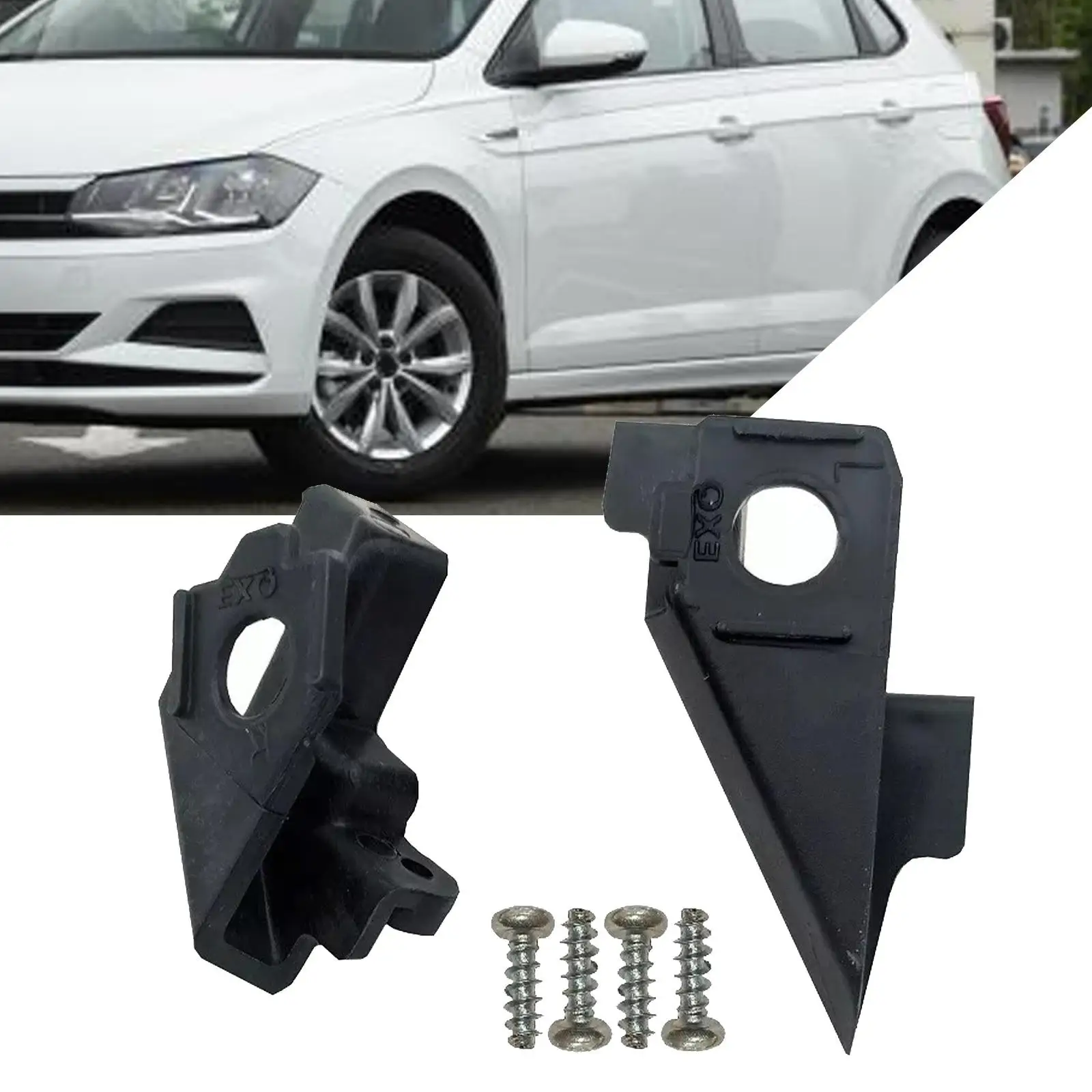 

Headlight Bracket Tab Repair Kit Right 6R0998226 Sturdy Easily Install Replacement 6C0998226 Repair Parts for Ameo Vento