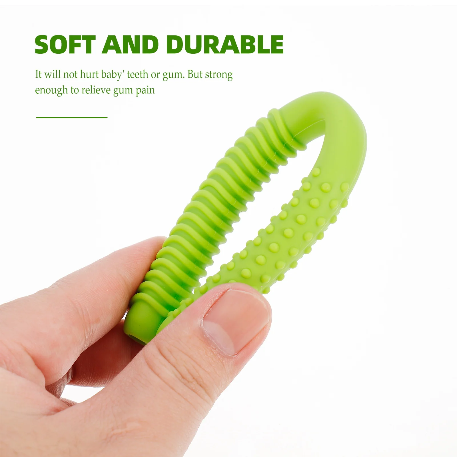 

2 шт., силиконовые стержни для прорезывания зубов, жевательные палочки, безопасные для облегчения боли в десен и захватывания, детские прорезыватели, силиконовая жевательная игрушка