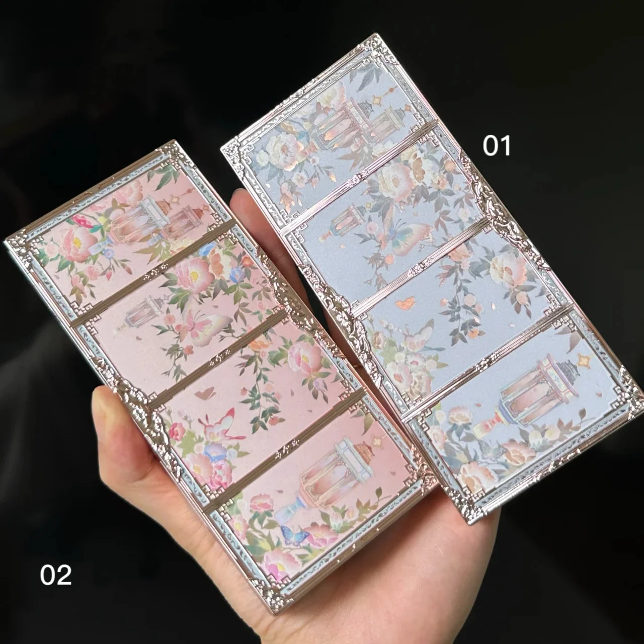 Flower Knows Highlighter Contour Powder Chocolate / Butterfly Cloud Collar Series Exquisite Relief Brighten Natural Face Makeup