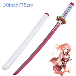Demon Slayer Cosplay Épée Katana en Bambou, Arme Kimetsu no Yaiba Py Play, Agatsuma Zenitsu, Modèle Oke Roji Mitsuri, 30 po, 75cm