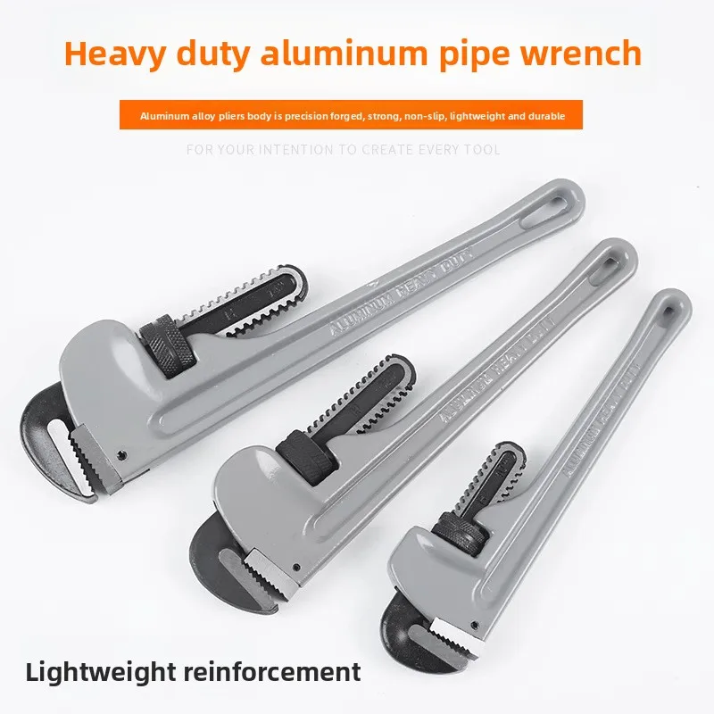 

Aluminum Alloy Shank Heavy Duty Pipe Pliers American Multifunctional Eagle Beak Pliers Oilfield Labor-saving and Lightweight