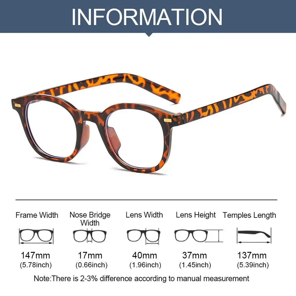 Vintage Blue Ray Blocking Anti-Blue Light Glasses Ultralight Eye Protection Square Eyeglasses PC Frame Eyewear for Men Women