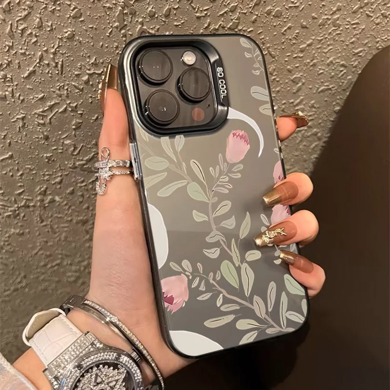 

Artistic Flowers Plants Phone Case For Samsung Galaxy A55 A35 A53 A33 A54 A34 A15 A16 S25 S24 S23 S22 S21 Ultra Plus FE PC Cases