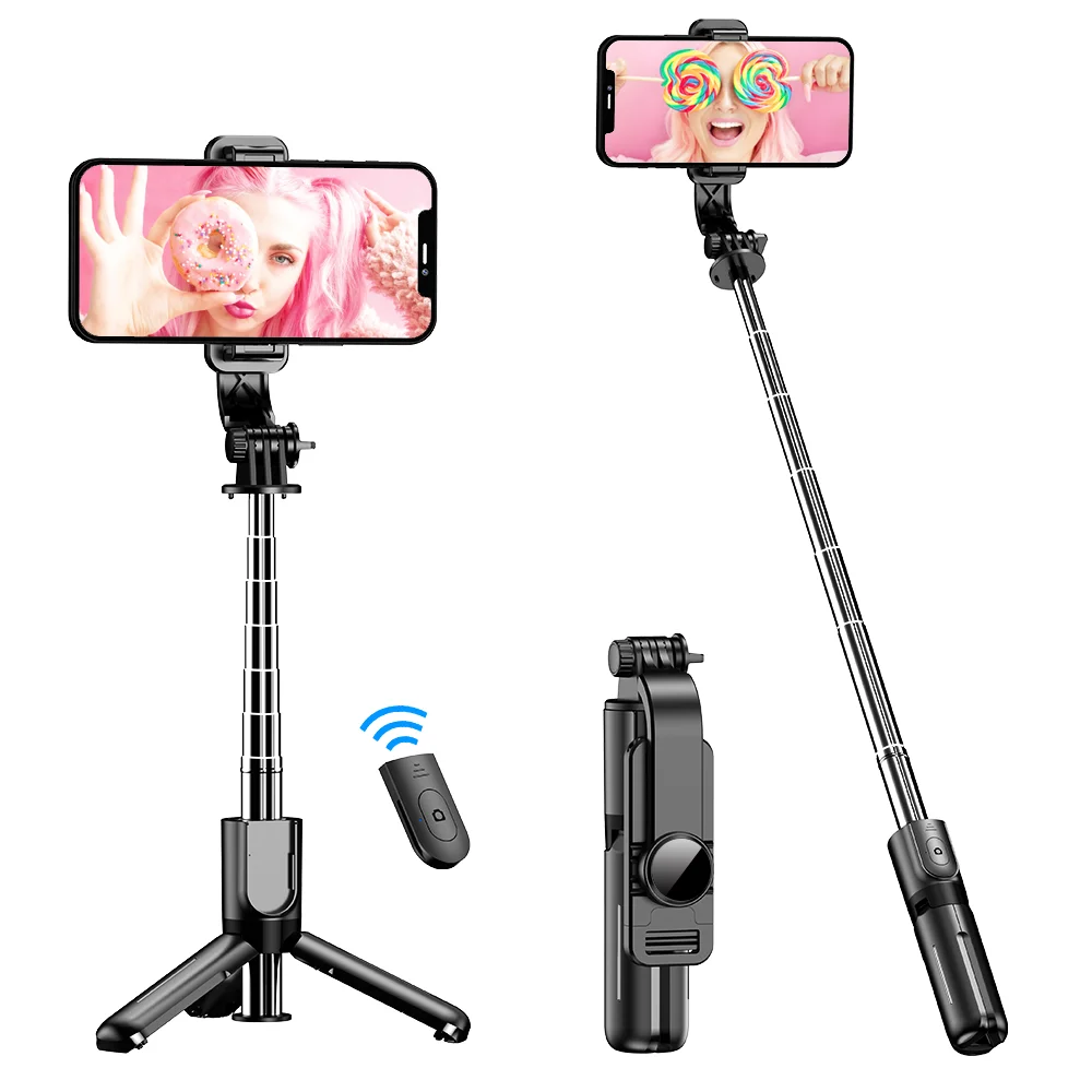 

L11 745mm Tripod Selfie Stick Wireless Bluetooth Remote Portable Foldable Handheld Stand Mini Tripod For IOS Android Smartphones