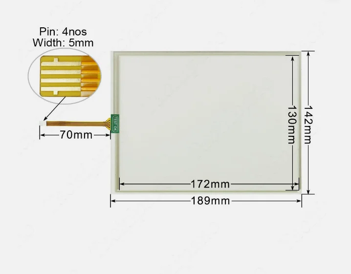 Touch screen panel glass for VIDEOJET DataFlex 6420 MODEL: 8.4 CLARiTY