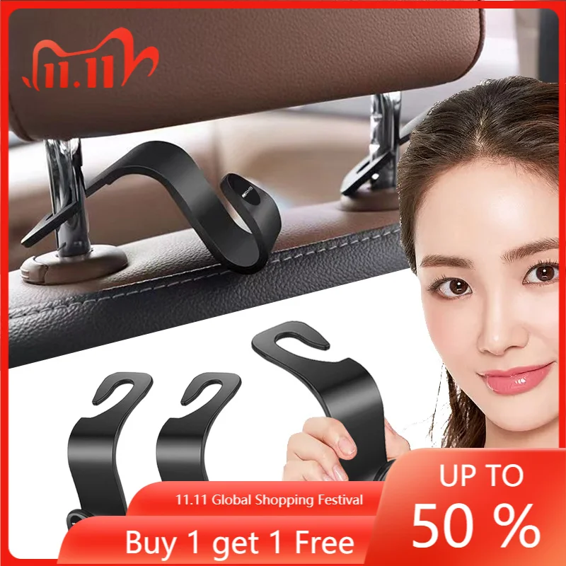 Car Seat Hook Multifunctional Storage Hanger Stickers For Mercedes-Benz W213 W212 W220 W221 W222 W108 W126 W140 W168 W169 W176